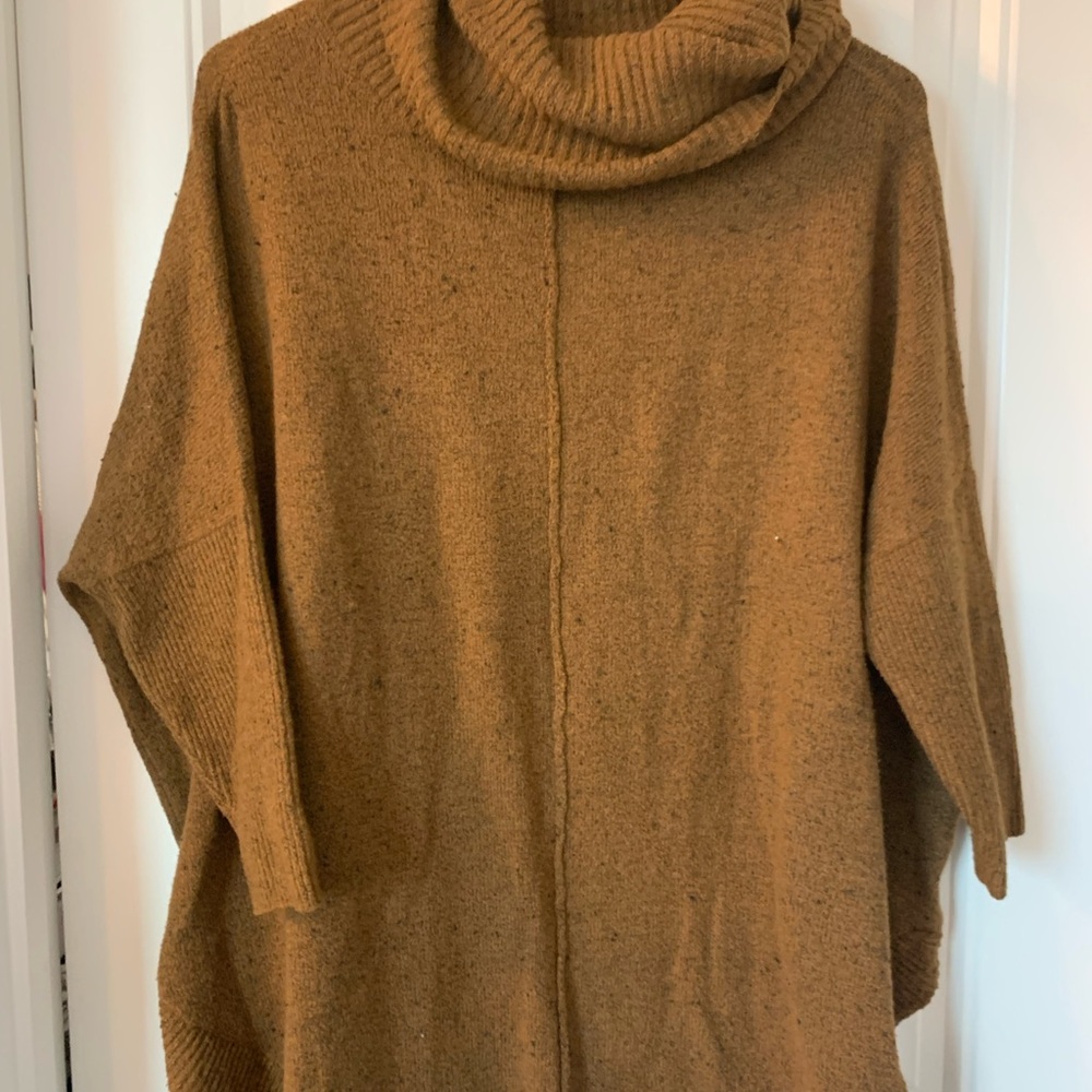Cozy Brown Turtleneck Sweater